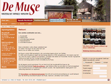 Tablet Screenshot of demuse.nl
